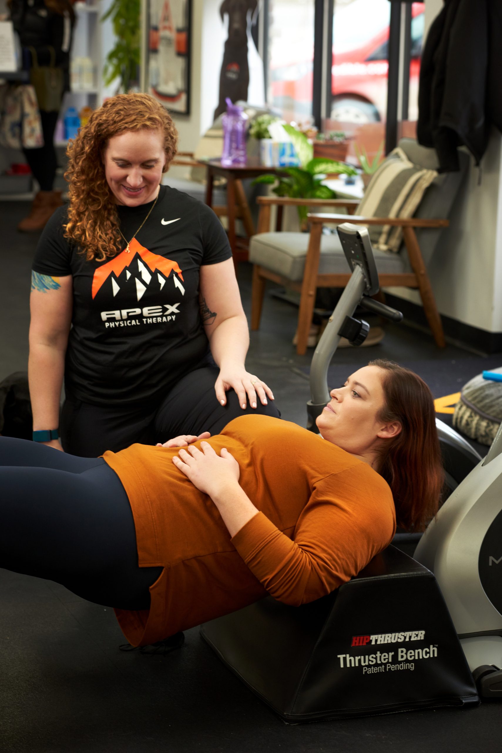 Hands-on physical therapy session